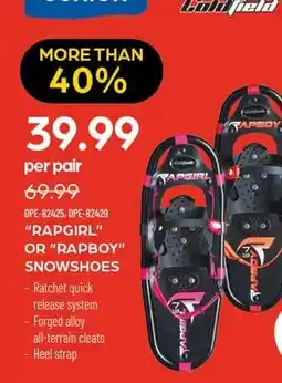 Pronature RAPGIRL RAPBOY SNOWSHOES offer