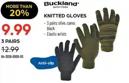 Pronature BUCKLAND OUTFITTERS KNITTED GLOVES offer