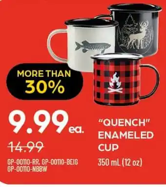 Pronature QUENCH ENAMELED CUP offer