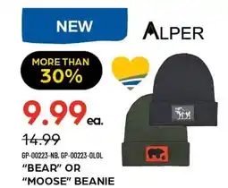 Pronature ALPER MOOSE BEANIE - UNISEX - BLACK - O/S offer