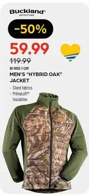 Pronature BUCKLAND OUTFITTERS MEN'S HYBRID OAK JACKET offer