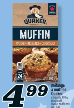 Marché Richelieu MÉLANGE À MUFFINS QUAKER | QUAKER MUFFIN MIX offer