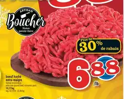 Marché Richelieu BOEUF HACHÉ EXTRA-MAIGRE | EXTRA LEAN GROUND BEEF offer