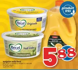 Marché Richelieu MARGARINE MOLLE BECEL | BECEL SOFT MARGARINE offer