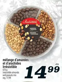 Marché Richelieu MÉLANGE D'AMANDES ET D'ARACHIDES IRRÉSISTIBLE | IRRÉSISTIBLE ALMONDS AND PEANUTS MIX offer