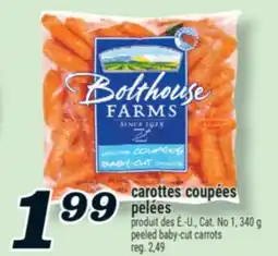 Marché Richelieu CAROTTES COUPÉES PELÉES | PEELED BABY-CUT CARROTS offer