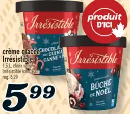 Marché Richelieu CRÈME GLACÉE IRRÉSISTIBLE | IRRÉSISTIBLE ICE CREAM offer
