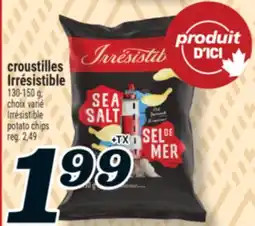 Marché Richelieu CROUSTILLES IRRÉSISTIBLE | IRRÉSISTIBLE POTATO CHIPS offer
