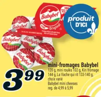 Marché Richelieu MINI-FROMAGES BABYBEL | BABYBEL MINI CHEESES offer