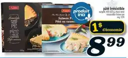 Marché Richelieu PÂTÉ IRRÉSISTIBLE | IRRÉSISTIBLE FROZEN PIE offer