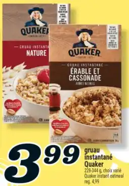 Marché Richelieu GRUAU INSTANTANÉ QUAKER | QUAKER INSTANT OATMEAL offer