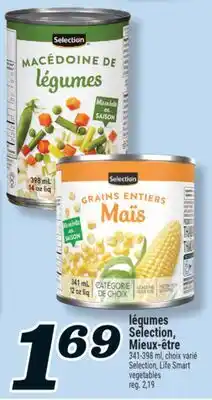 Marché Richelieu LÉGUMES SELECTION, MIEUX‑ÊTRE | SELECTION, LIFE SMART VEGETABLES offer