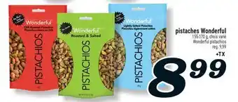 Marché Richelieu PISTACHES WONDERFUL | WONDERFUL PISTACHIOS offer
