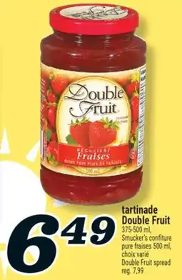 Marché Richelieu TARTINADE DOUBLE FRUIT | DOUBLE FRUIT SPREAD offer