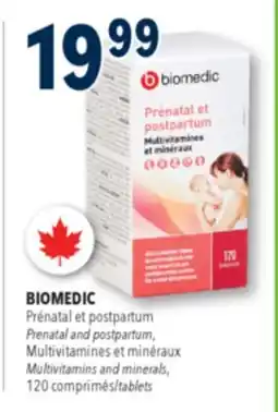 Familiprix BIOMEDIC, Prenatal and postpartum, Multivitamins and minerals, 120 tablets offer