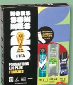 Familiprix DOVE MEN CARE, AXE or DOVE Selected gift sets offer