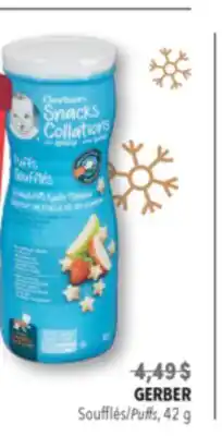 Familiprix GERBER, Puffs, 42 g offer
