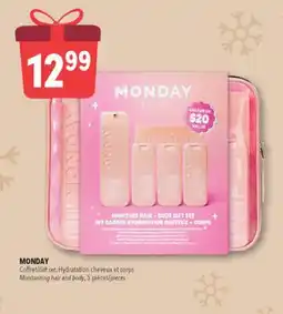 Familiprix MONDAY, Gift set, Hydratation Moisturizing hair and body, 5 pieces offer