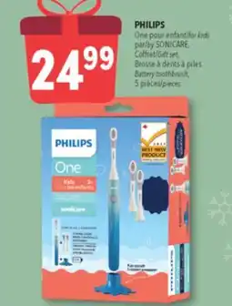 Familiprix PHILIPS for kids par/ Battery toothbrush, 5 pieces offer