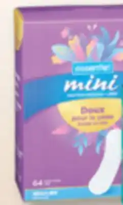 Familiprix ESSENTIEL, Selected liners or pads offer