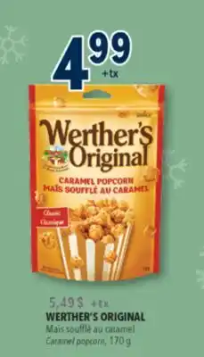 Familiprix WERTHER'S ORIGINAL, Caramel popcorn, 170 g offer