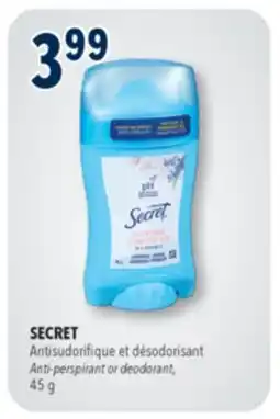 Familiprix SECRET, Anti-perspirant or deodorant, 45 g offer