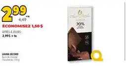 Familiprix LAURA SECORD, Chocolate bar, 100 g offer