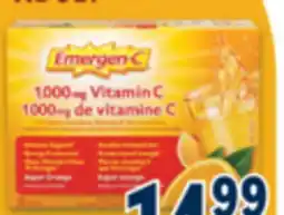 Familiprix EMERGEN-C Selected vitamin and mineral supplements offer