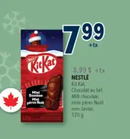 Familiprix NESTLÉ, Kit Kat, Milk chocolate, mini Santas, 120 g offer