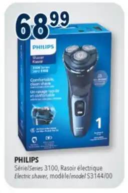 Familiprix PHILIPS, Series 3100, Electric shaver, model S3144/00 offer