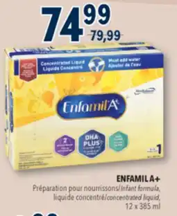 Familiprix ENFAMIL A+, Infant formula, concentrated liquid, 12 x 385 ml offer