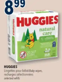 Familiprix HUGGIES, Baby wipes, recharges selected refill offer