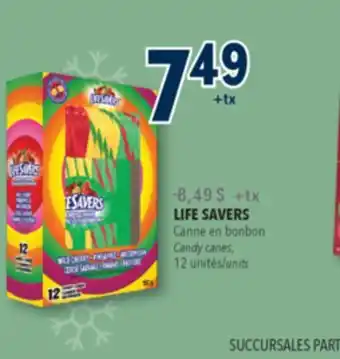 Familiprix LIFE SAVERS, Candy canes, 12 units offer