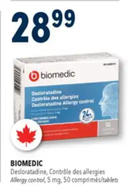 Familiprix BIOMEDIC Desloratadine, Allergy control, 5mg, 50tablets offer