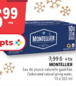 Familiprix MONTELLIER Carbonated natural spring water offer