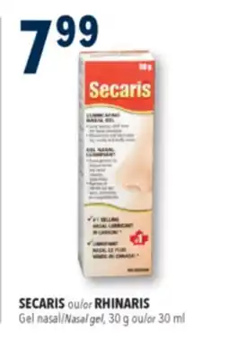 Familiprix SECARIS, Nasal gel, 30g or 30ml offer