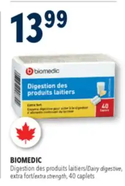 Familiprix BIOMEDIC, Digestion Dairy digestive, extra fort, 40 caplets offer