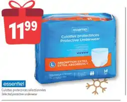 Familiprix ESSENTIEL, Selected protective underwear offer