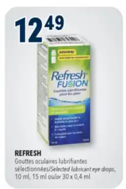Familiprix REFRESH, Selected lubricant eye drops, 10 ml, 15 ml ou/or 30 x 0,4 ml offer