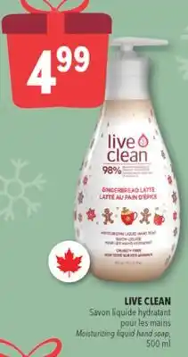 Familiprix LIVE CLEAN, Moisturizing liquid hand soap, 500 ml offer
