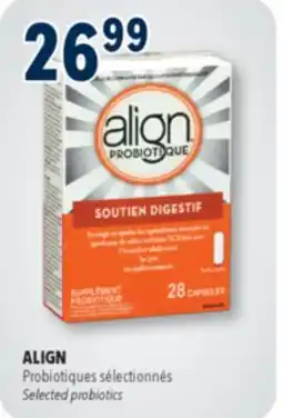 Familiprix ALIGN Selected probiotics offer