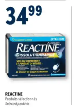 Familiprix REACTINE, Selected products offer