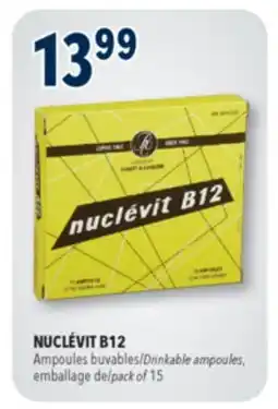 Familiprix NUCLÉVIT B12, Drinkable ampoule pack of 15 offer