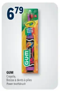 Familiprix GUM, Crayola Power toothbrush offer
