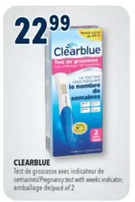 Familiprix CLEARBLUE, Pregnancy test with weeks indicator, 2/pack of 2 offer