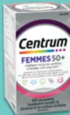 Familiprix CENTRUM, Selected vitamin and mineral supplements offer