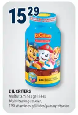 Familiprix L'IL CRITERS Multivitamin gummies, 190 gummy vitamins offer