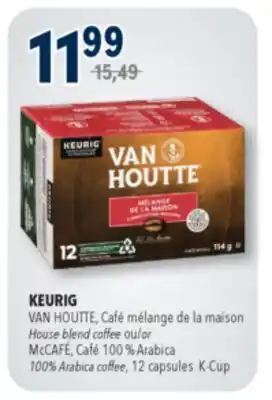 Familiprix KEURIG, VAN HOUTTE, or McCAFÉ, Café 100% Arabica/100% Arabica coffee, 12 capsules K-Cup offer