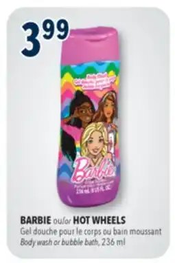 Familiprix BARBIE, Body wash or bubble bath, 236ml offer