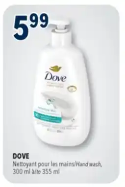 Familiprix DOVE, Hand wash, 300ml to 355ml offer